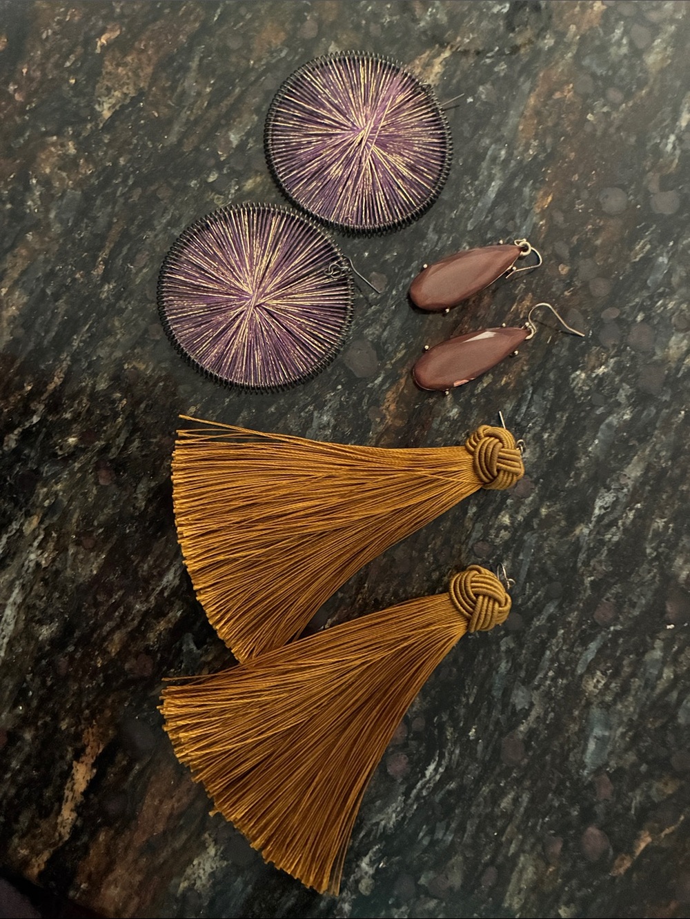Fall statement earrings bundle🍁
